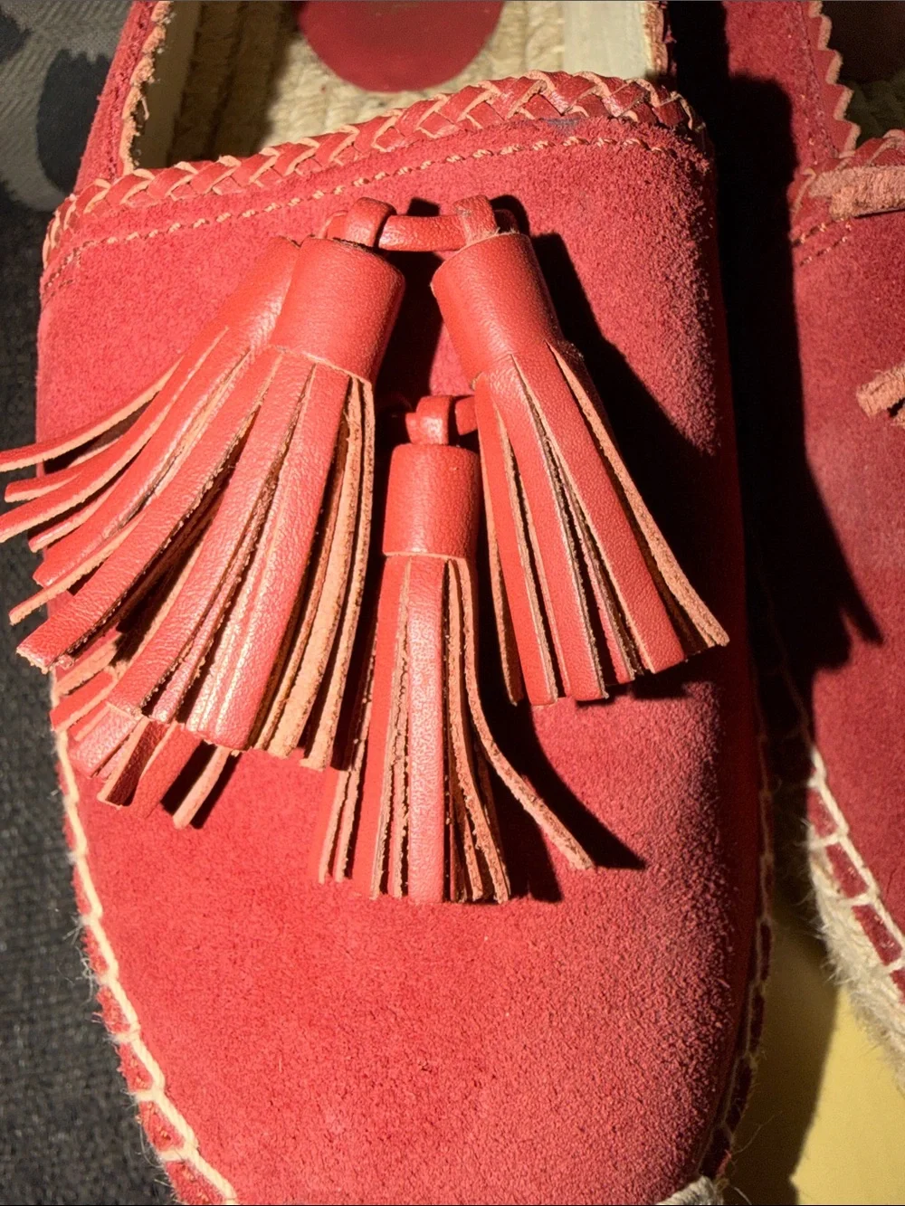 MICHAEL Michael Kors Terracotta Tassel Espadrille Slip-Ons